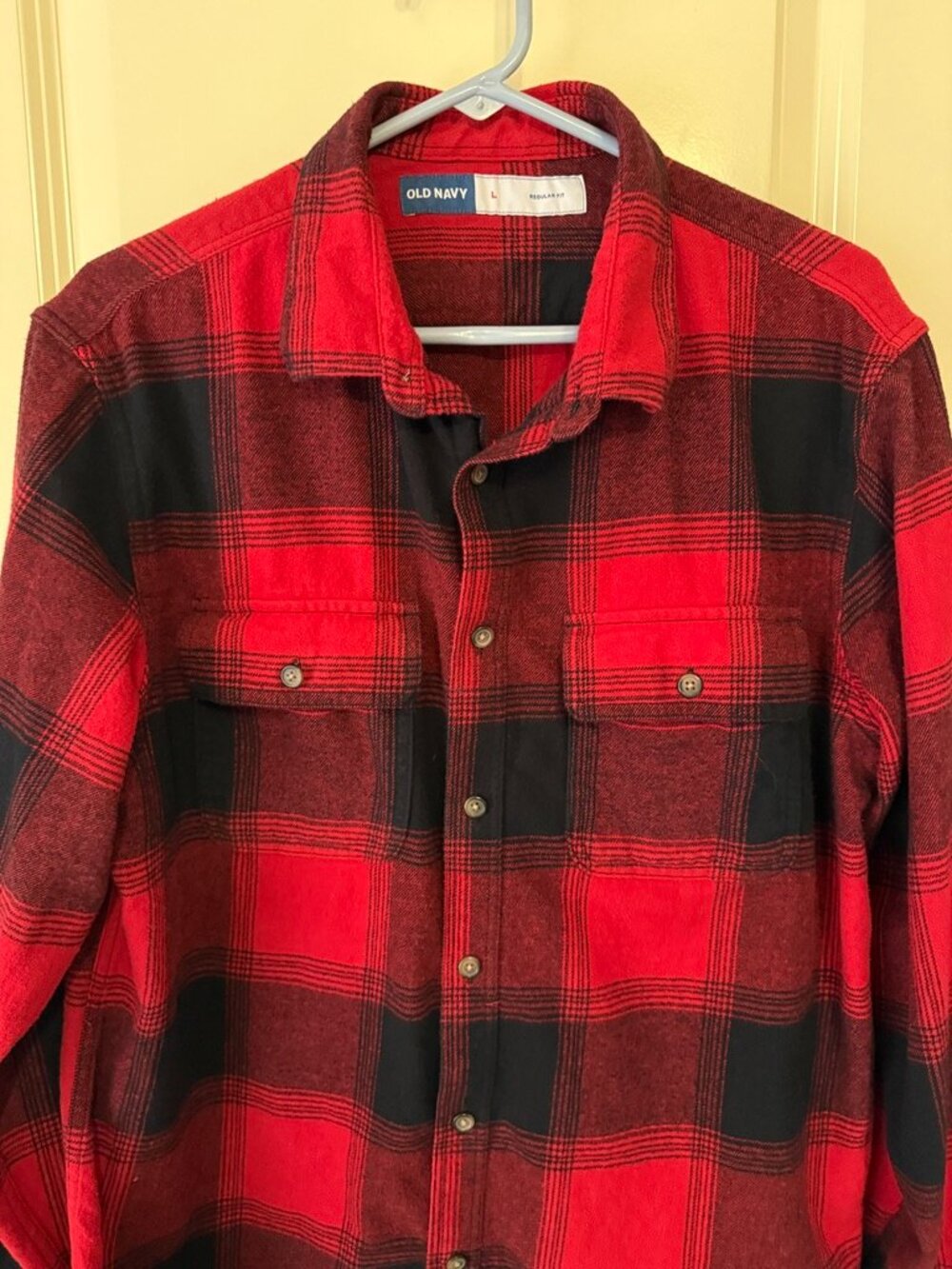 Old Navy Flannel Shirt size Large - Picture 2 of 7